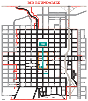 BID Boundaries map