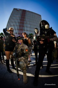 Zombie Crawl 2013 survivalists 1